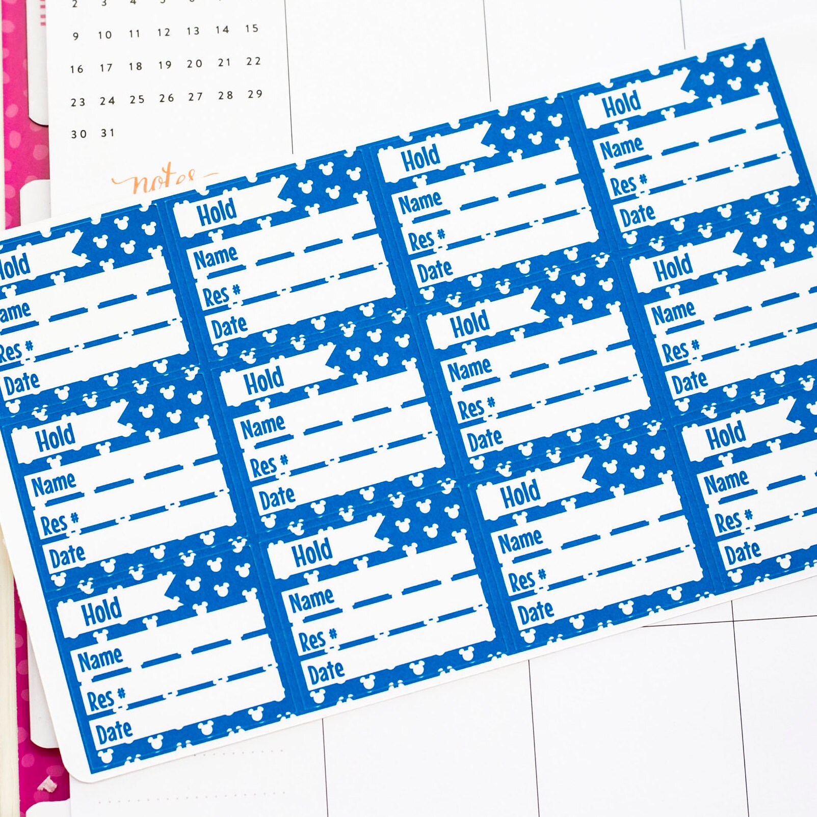 Disney Travel Agent Stickers for Happy Planner Erin Condren Planner - Etsy