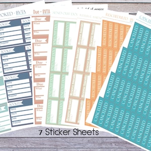 Travel Agent Planner Stickers - Beach Vibe