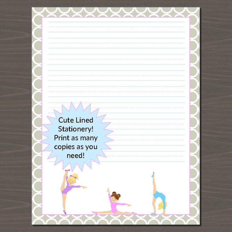 Women of all ages Covered Stationery, Covered Stationery Paper Printable, Gymnastics Protected Printable Paper, 8.5\ photograph relating to Lined Stationery Printable referred to as Gals Protected Stationery, Included Stationery Paper Printable, Gymnastics Covered Printable Paper, 8.5\