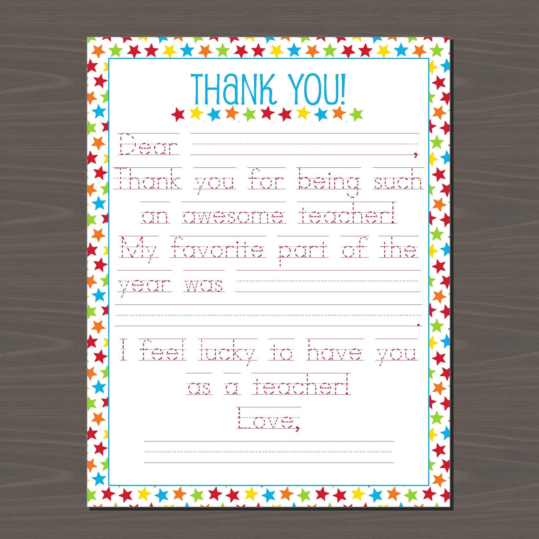 Teacher Appreciation Week Is Here: Write a Thank You Note