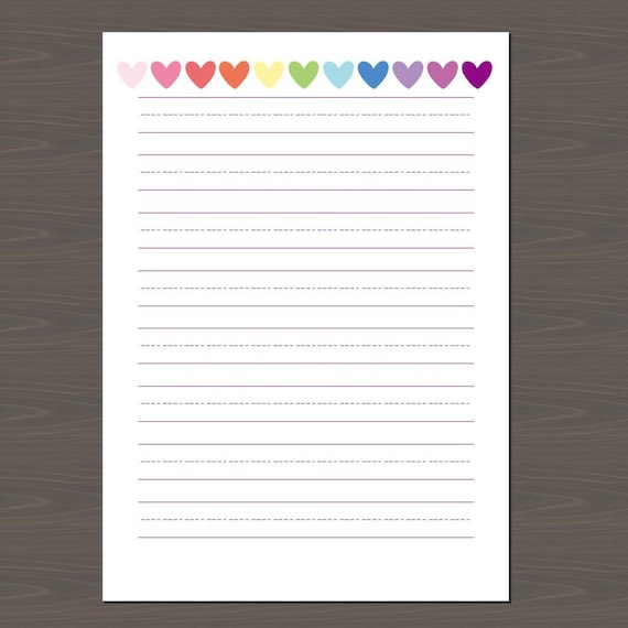 Rainbow Heart Mini Note Cards