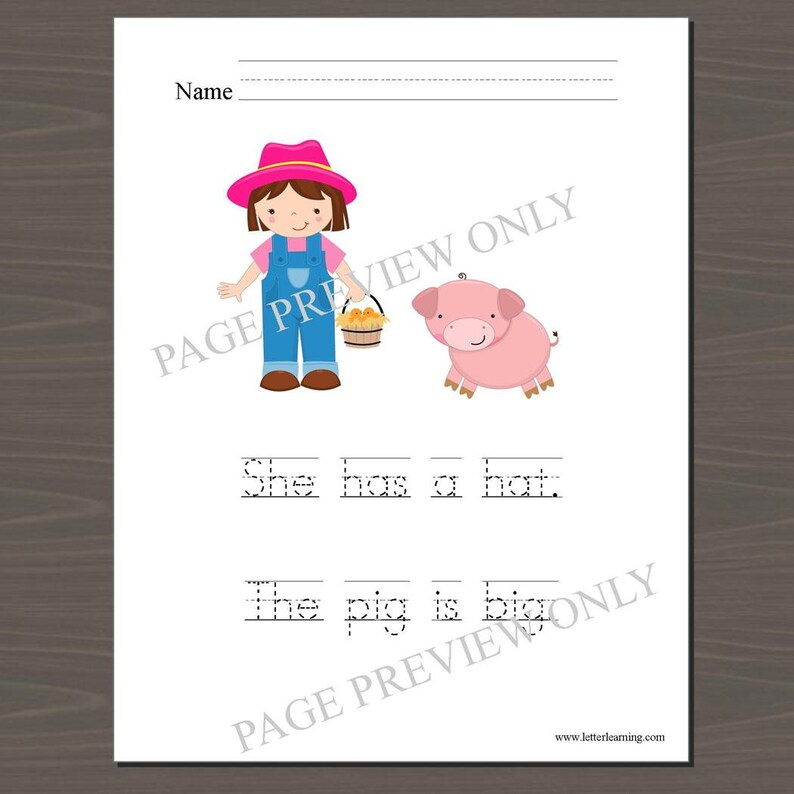 Sight Word Printable, Printable Sight Word Booklet, Kindergarten Sight ...