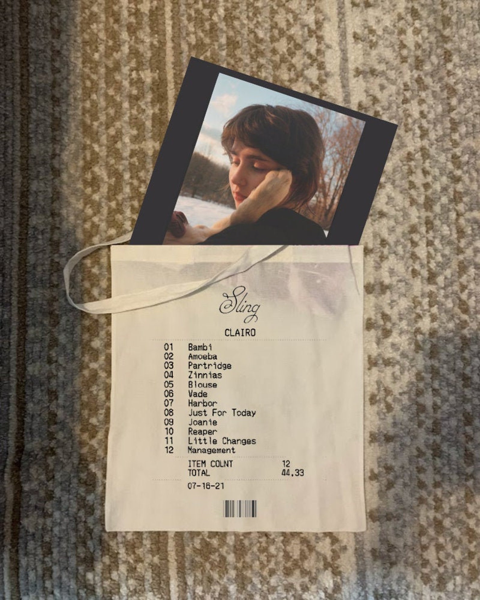 Clairo Immunity or Sling Album Receipt Tote Bag Etsy