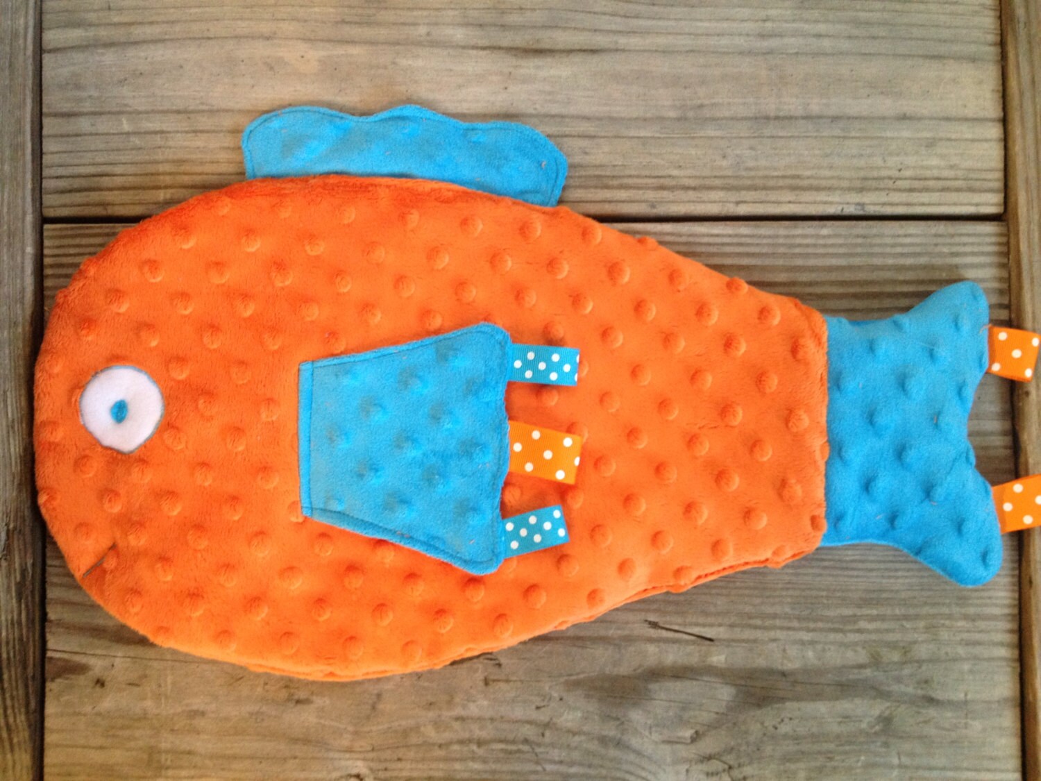 Fish Blanket Fish Blankie Security Blanket Sensory Blanket Etsy