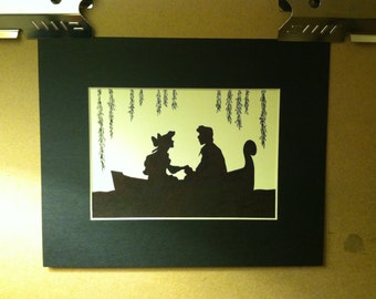 Disney Ariel e Eric Silhouette