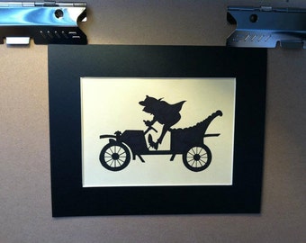 Disney Mr. Toad's Wild Ride Silhouette