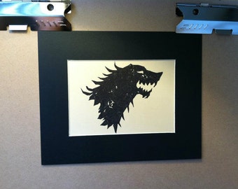 House of Stark Dire Wolf Sigil