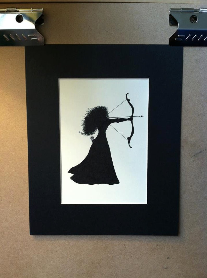 Disney Pixar's Brave Merida Silhouette image 1