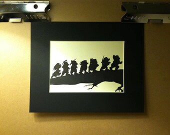 Disney Seven Dwarfs Silhouette