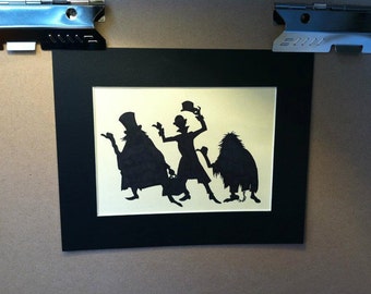 Disney Haunted Mansion Hitchhiking Ghosts Silhouette