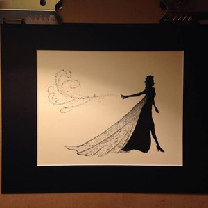 Disney Elsa Silhouette