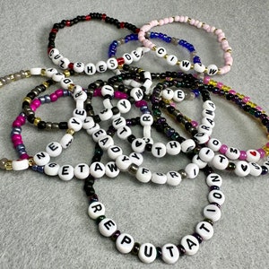 Reputation Inspired Friendship Bracelet Collection