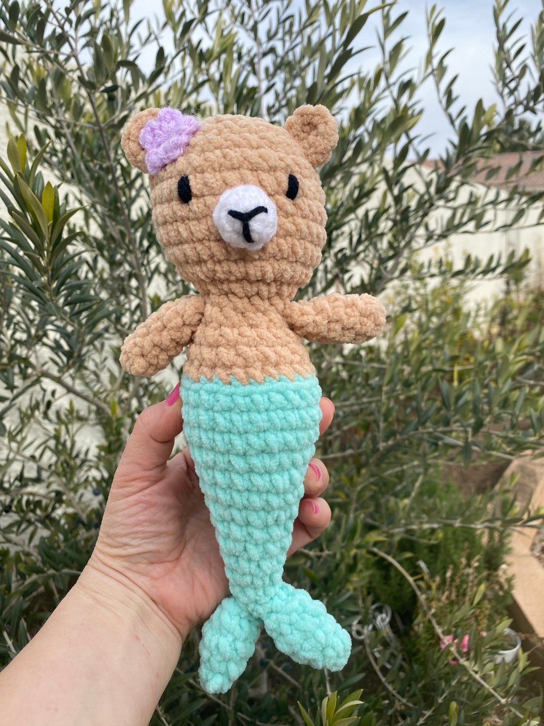 Merbearofficial Mer-bear Plushie Pattern - Etsy