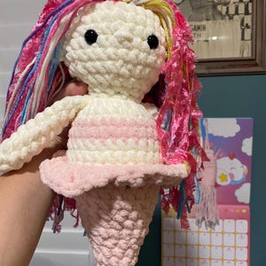 Sweet Mermaid Doll Crochet Digital Pattern