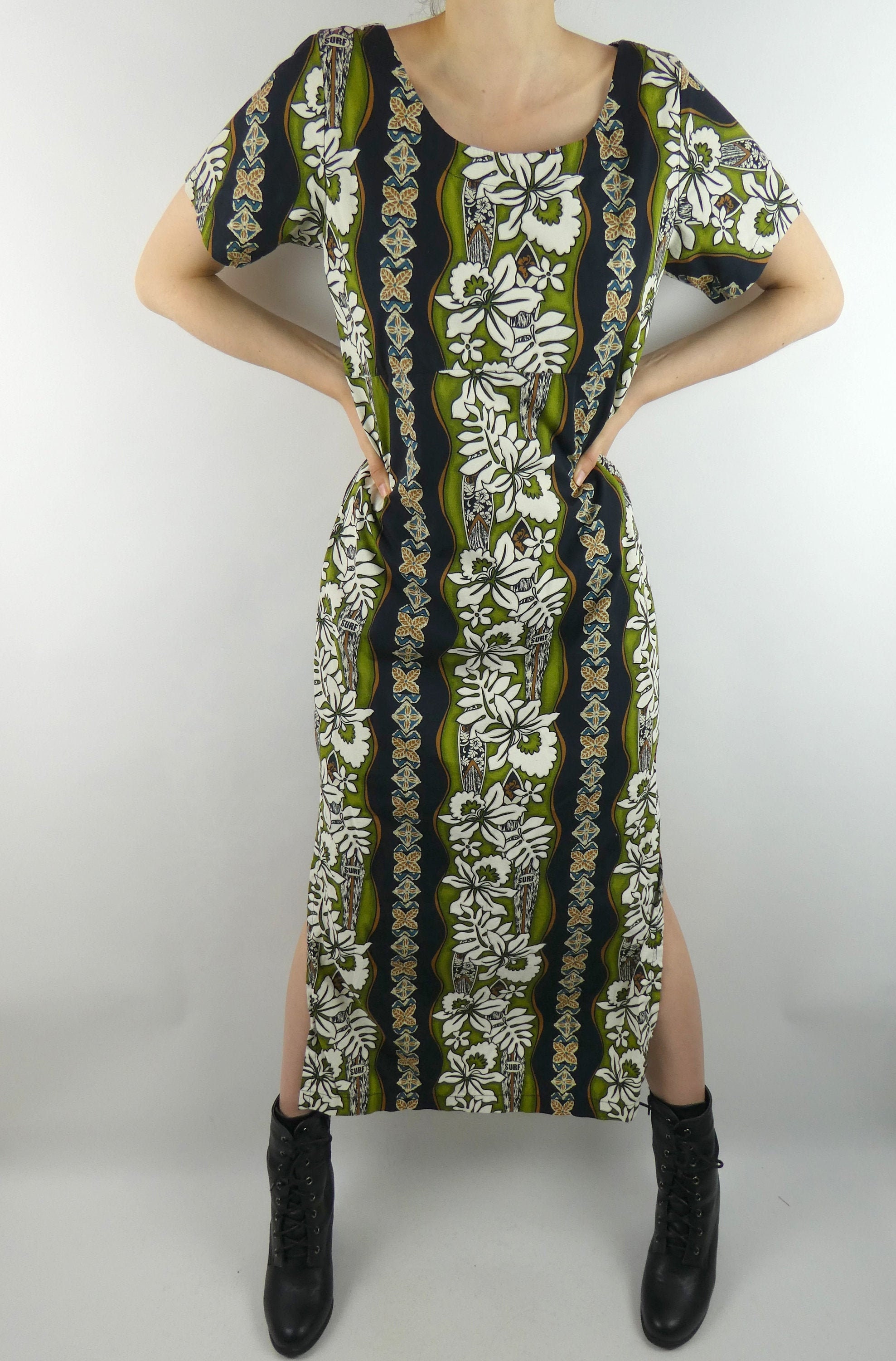 vintage hawaiian dress
