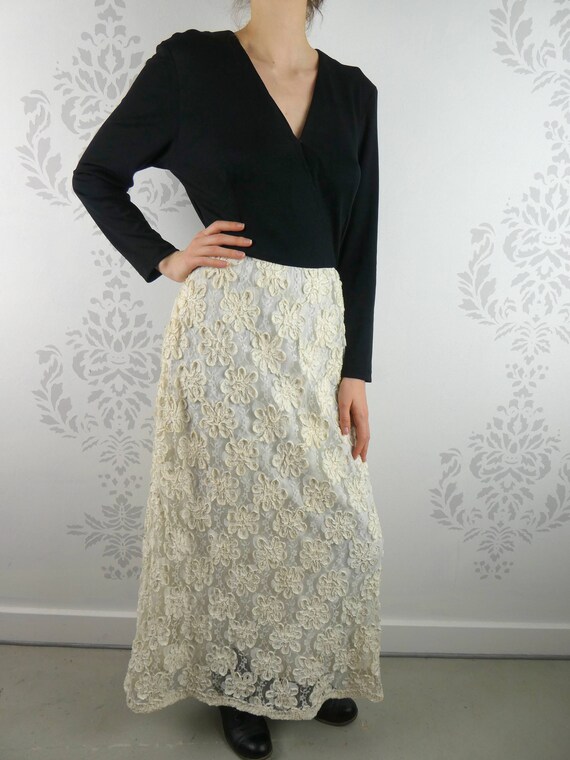 vintage lace dress 1960s