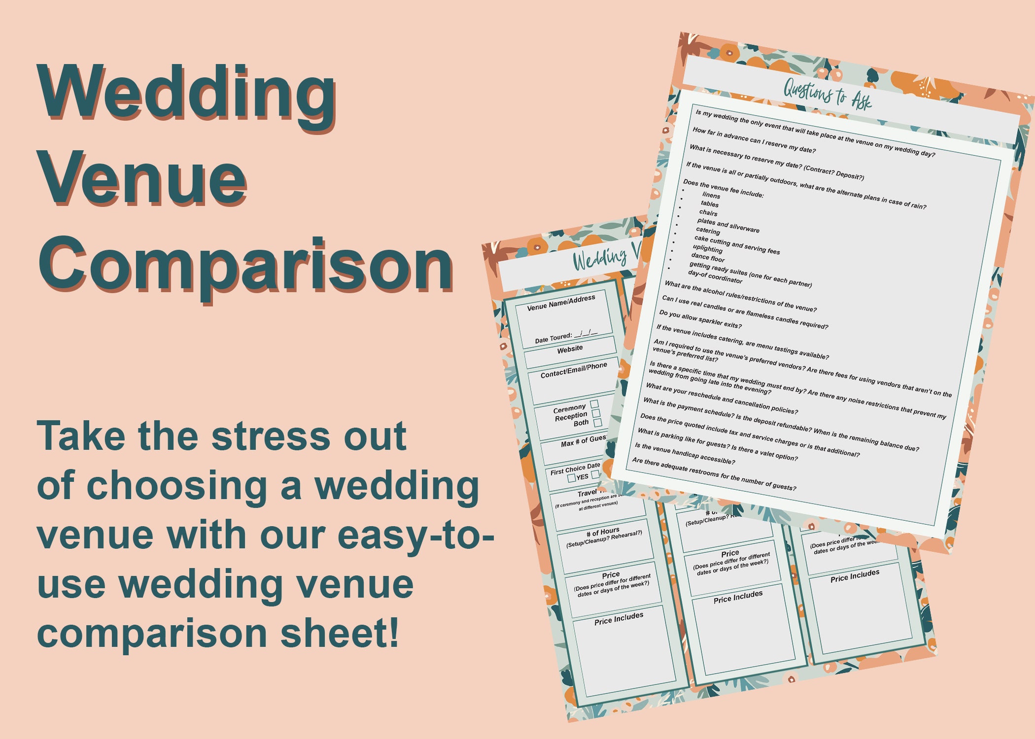 Venue Comparison Worksheet