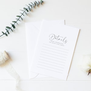 10 cartões com detalhes de casamento, cartões com informações sobre casamento, papelaria simples, cartões com informações sobre casamento, escreva o seu próprio, papelaria acessível