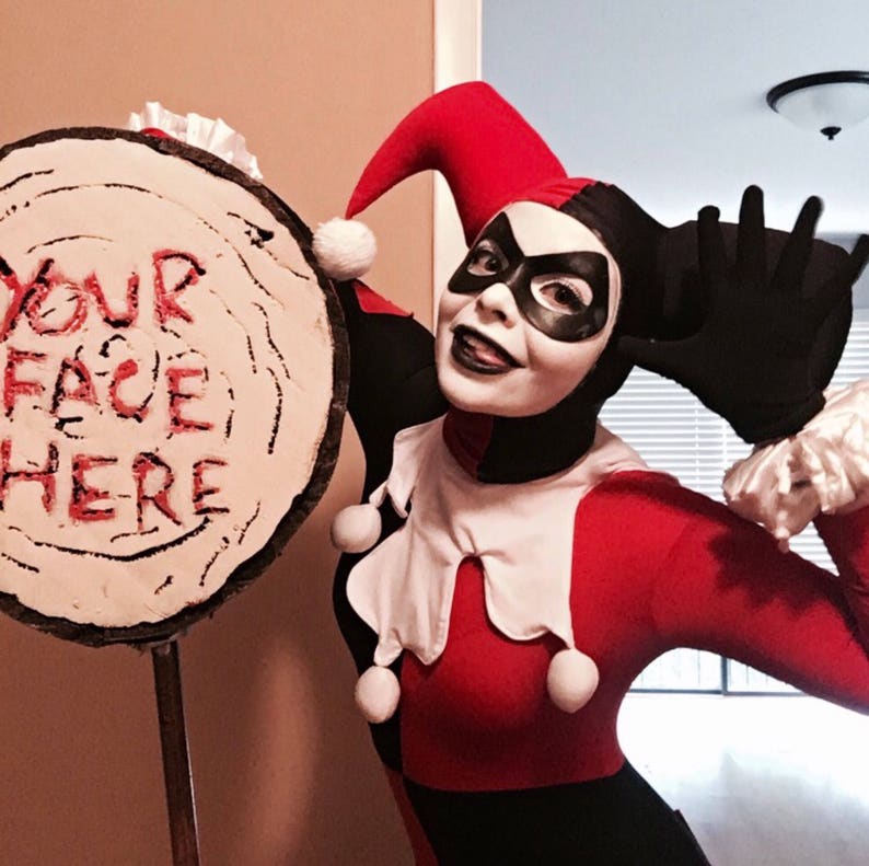 Harley Quinn Inspired Superhero Mask Etsy Harley Quinn Inspired Superhero Mask Etsy