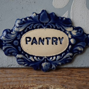 PANTRY Schild / Vintage Deko / Türschild / Türschild