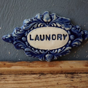 LAUNDRY Sign / Home decor / Door sign / Vintage decor / Door Plaque