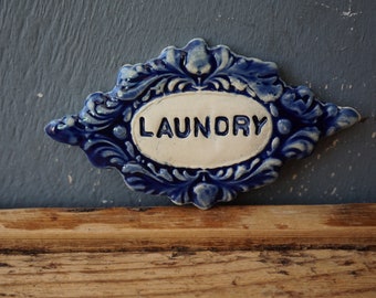 LAUNDRY Sign / Home decor / Door sign / Vintage decor / Door Plaque