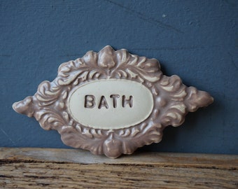 BATHROOM Sign / Home decor / WC Door Plaque