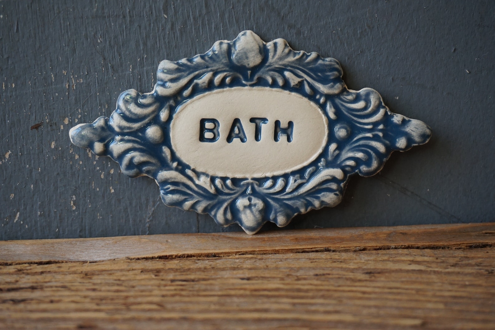 Bathroom Sign / Home Decor / Door Decor / Bathroom Sign / Vintage Decor ...
