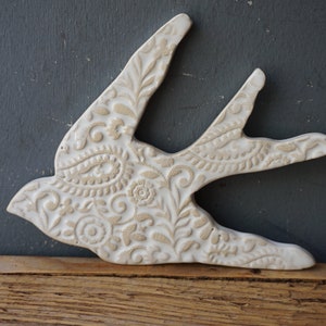 Ceramic SWALLOW Wall ART