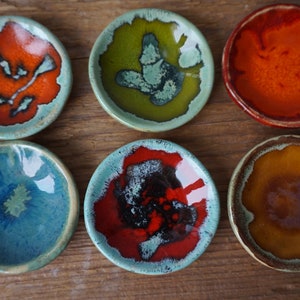 Set of 6 Round Mini Bowls / Bulk ceramic bowls for Gifts image 10