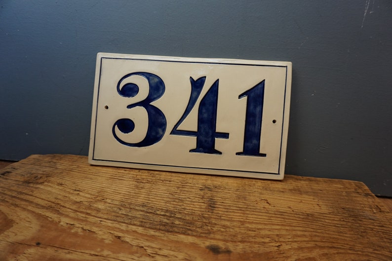 Any Custom House Number / Vintage Home Decor / Door Number / Etsy
