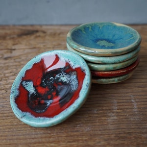 Set of 6 Round Mini Bowls / Bulk ceramic bowls for Gifts image 5