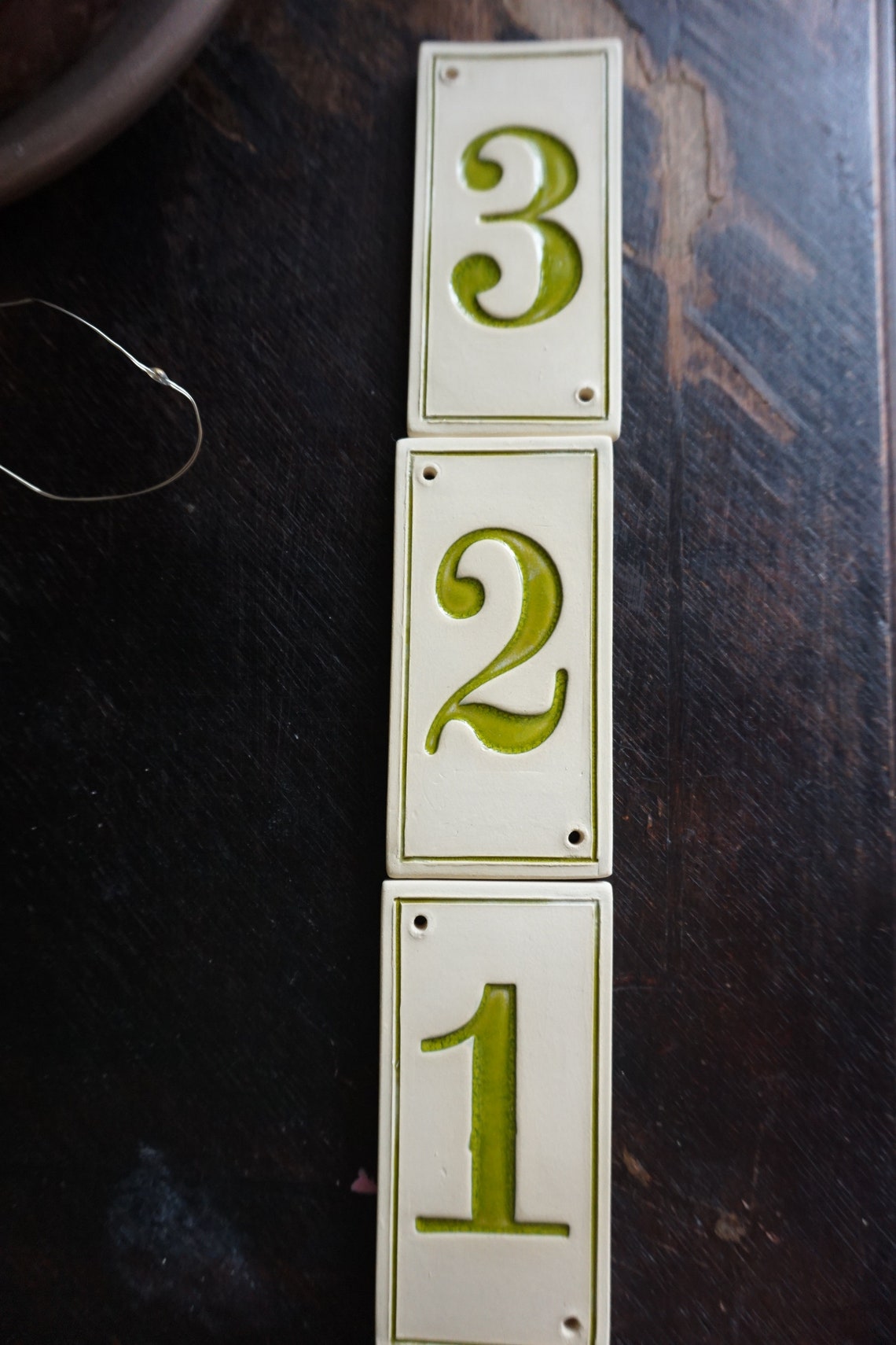Custom House Number / Vintage Home Decor / Door Number / Etsy