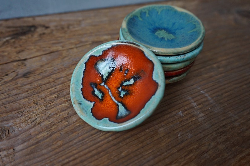 Set of 6 Round Mini Bowls / Bulk ceramic bowls for Gifts image 7