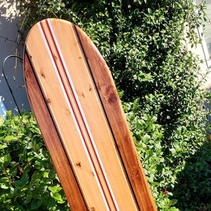 Decorative Surfboard Wall Art | Hawaiian Surf Decoration | Coastal Beach Decor | Tiki Room  11C