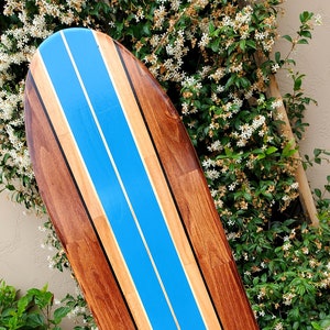 Surfboard Wall Art surf decor | Hawaiian decoration surf board | Pick color - 5C