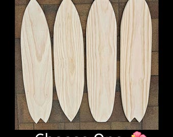 Unfinished Surfboard Wall Art | Blank  - Choose 1