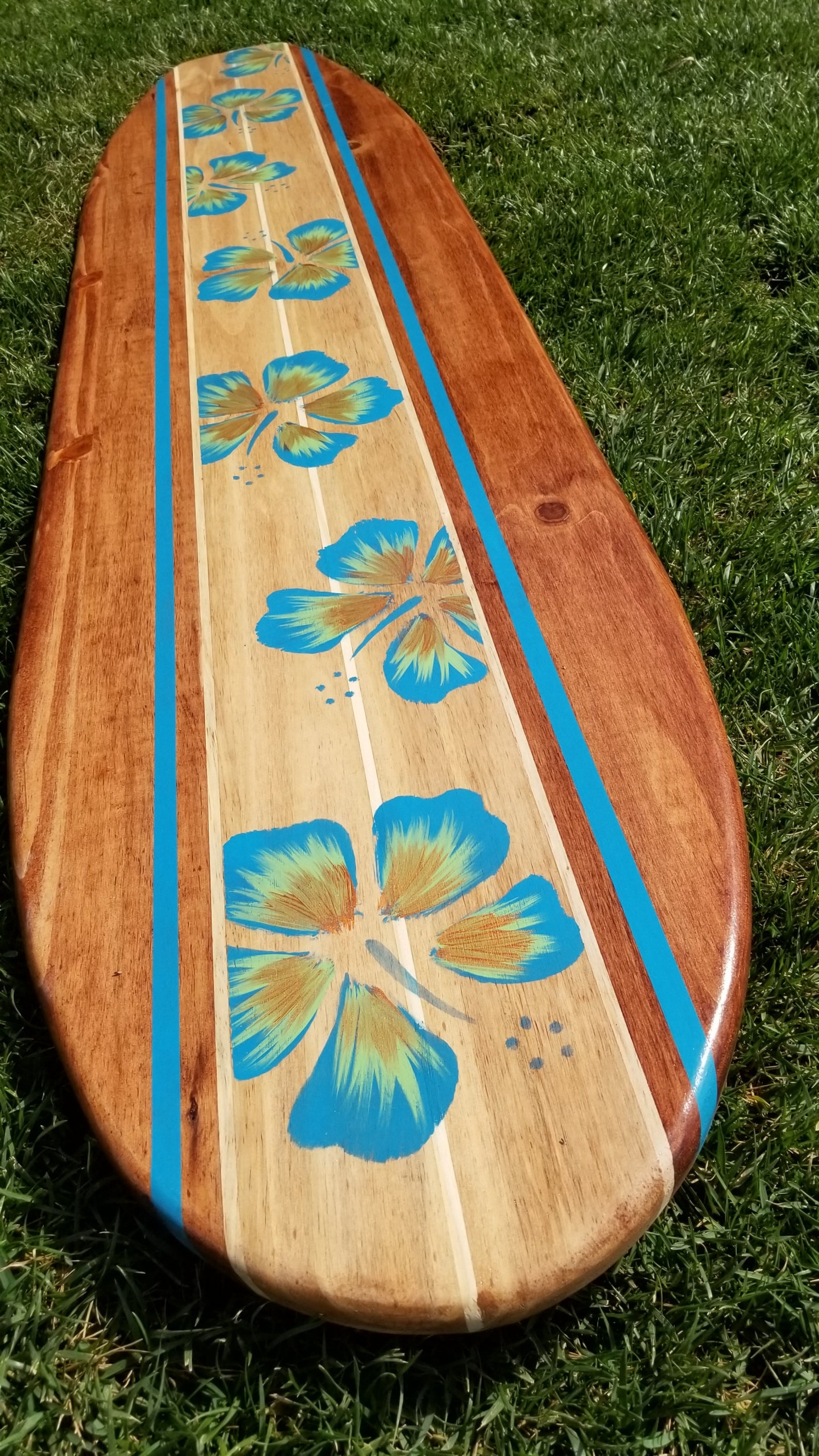 Classic 16C SURFBOARD WALL ART Hawaiian Surf Beach Hibiscus Etsy
