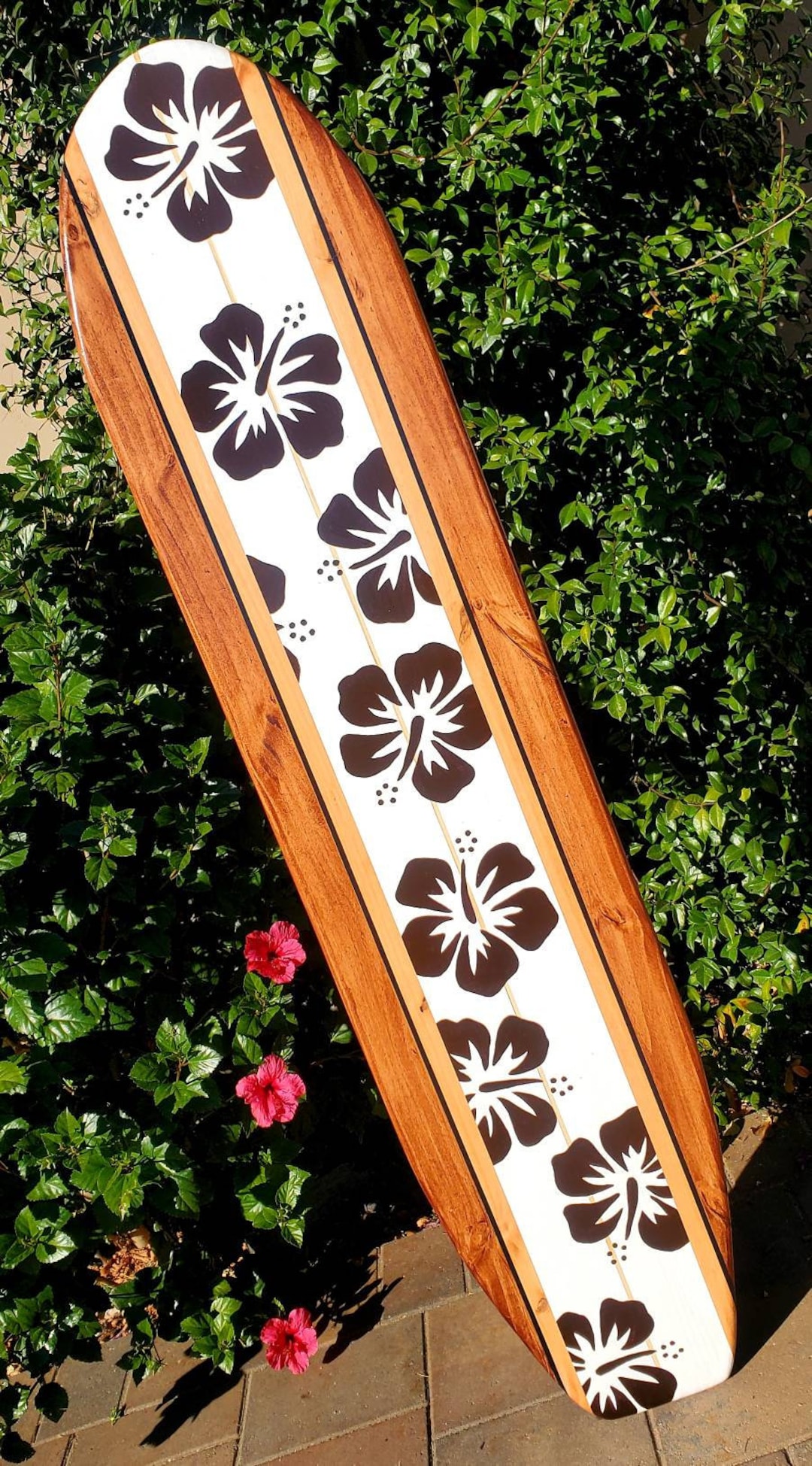 Classic 99C SURFBOARD WALL ART Hawaiian Surf Beach Decor Longboard