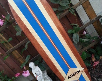 Surfboard Wall Art | Personalized Kids Decor