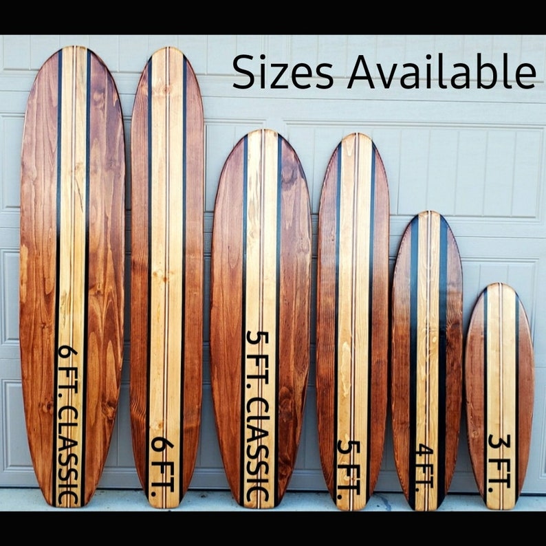 Classic 11C SURFBOARD WALL ART Hawaiian Surf Beach Decor Etsy