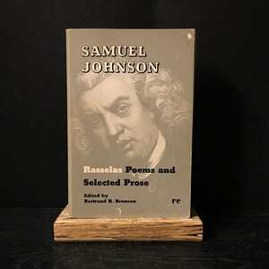 Samuel Johnson Russells Poems and Selected Prose by Bertrand | Etsy