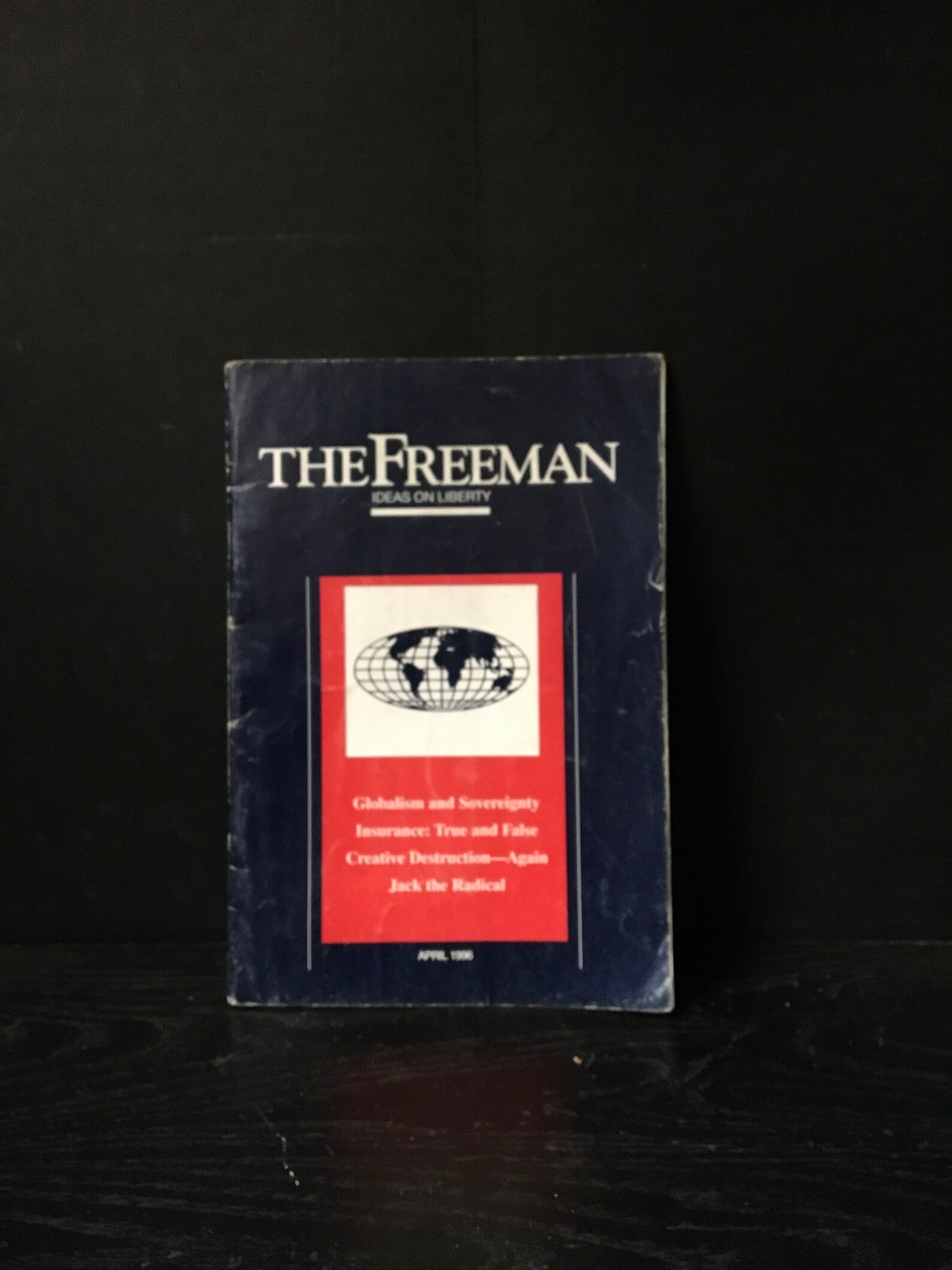 The Freeman Ideas On Liberty April 1996 Etsy