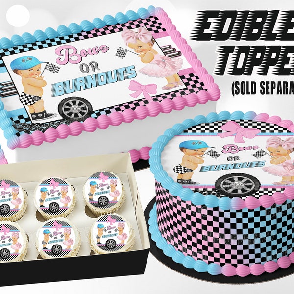 Bow Cupcake Toppers Etsy