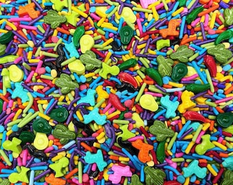 La Fiesta - Edible Candy Shapes Mexico Cinco De Mayo Sprinkle Mix for Cakes, Cupcakes, Cookies, Wedding, Birthday, Party Favors, Decoration