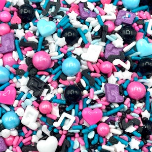 Tick Tock you don’t stop - Edible Candy Sprinkles for Cakes, Cupcakes, Cookies, Wedding, Birthday, Party Favors, Decorations