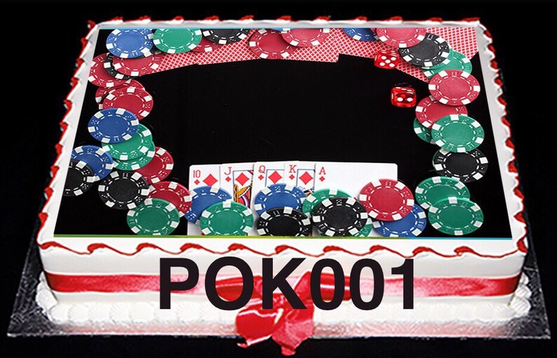 Las Vegas Jeu 8 Icing Cake Topper Las Vegas Jeu 8 Icing Cake Topper