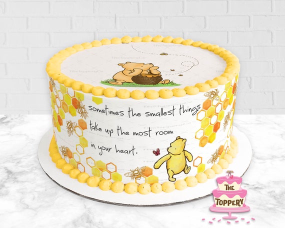 Pooh Bear Cake Pan Pooh Bear Cake Topper Edible Image Pooh Bear