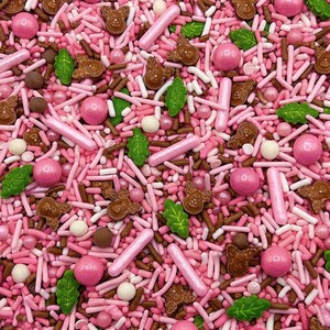 Oh Deer - Edible Woodland Candy Shapes Sprinkle Mix for Cakes, Cupcakes, Cookies, Baby, Wedding, Birthday, Party Favors, Decorations