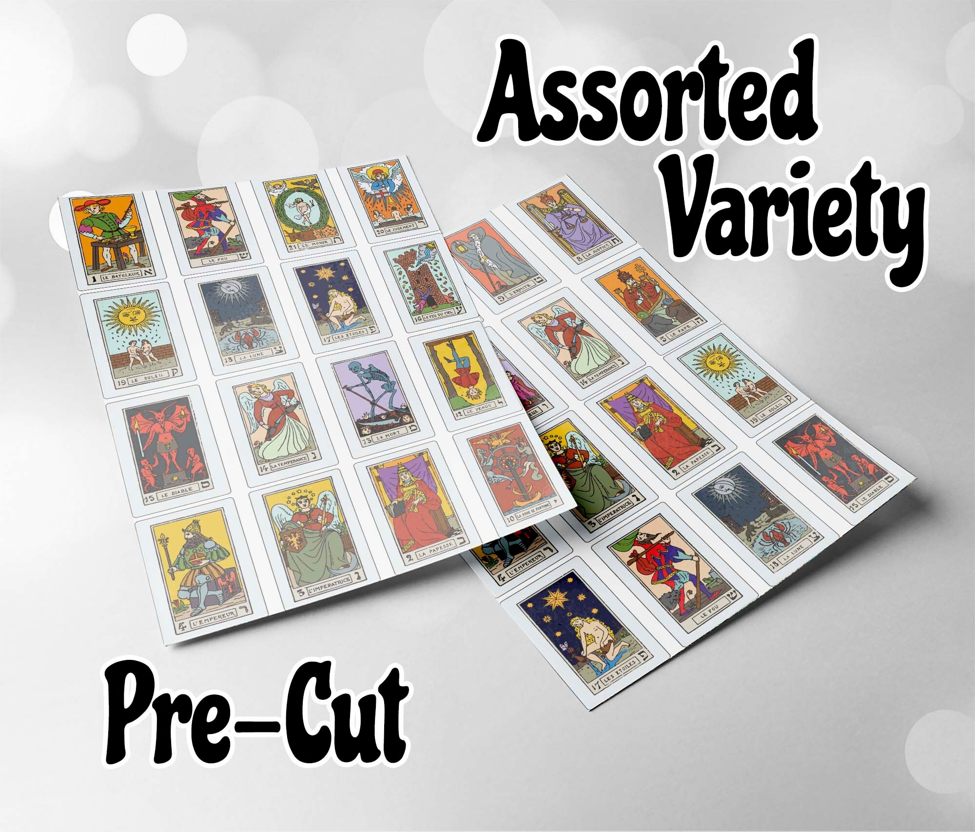 Tarot Cards Wafer Cupcake Toppers Precut Shapes Edible Cut Etsy Australia